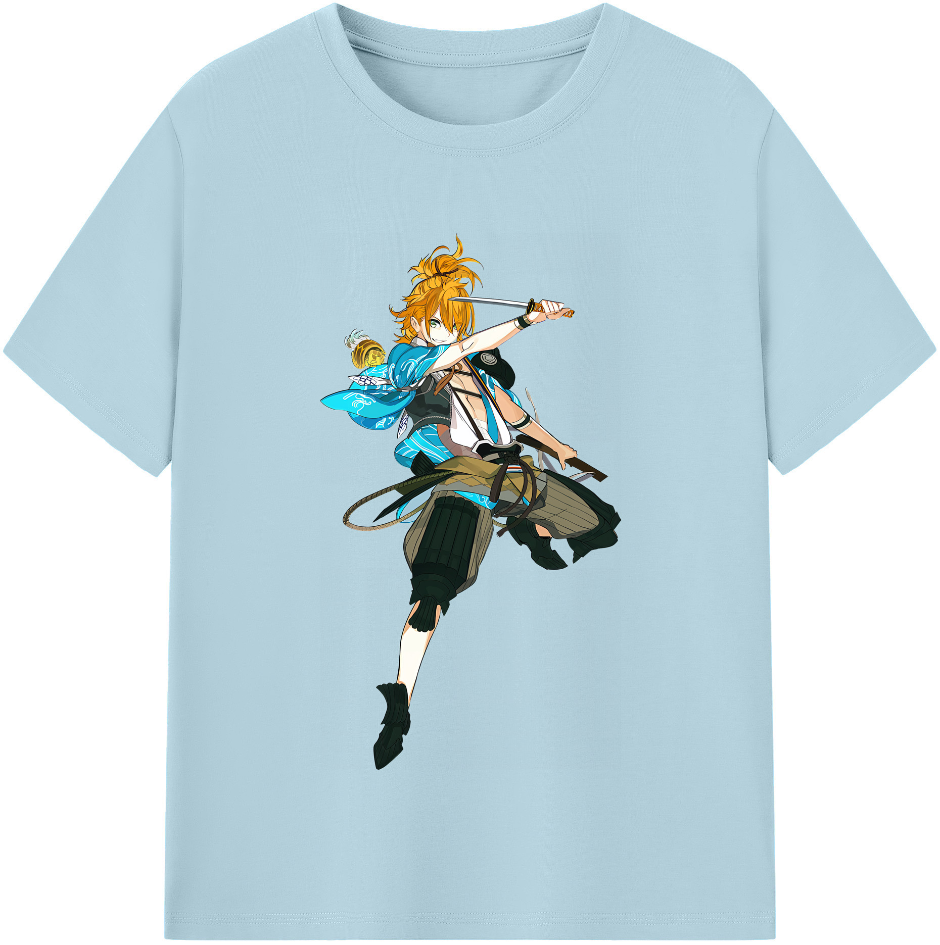 （画像用） 刀剣乱舞 Touken Ranbu 綿100％半袖Tシャツ（フロントプリント）